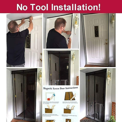 Magnetic curtains for home