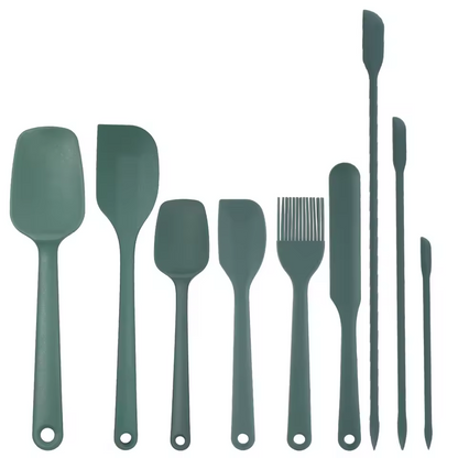 6/9 Pcs Silicone Spatula Set – Heat-Resistant Baking Tools