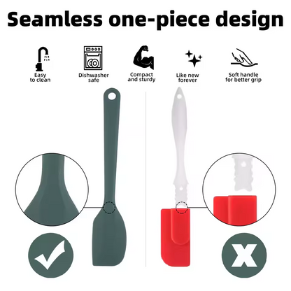 6/9 Pcs Silicone Spatula Set – Heat-Resistant Baking Tools