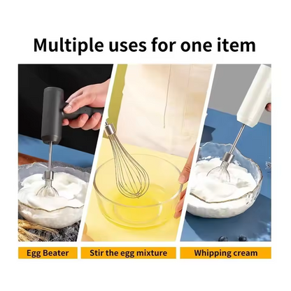 Wireless Electric Food Mixer – 3-Speed Whisk & Egg Beater