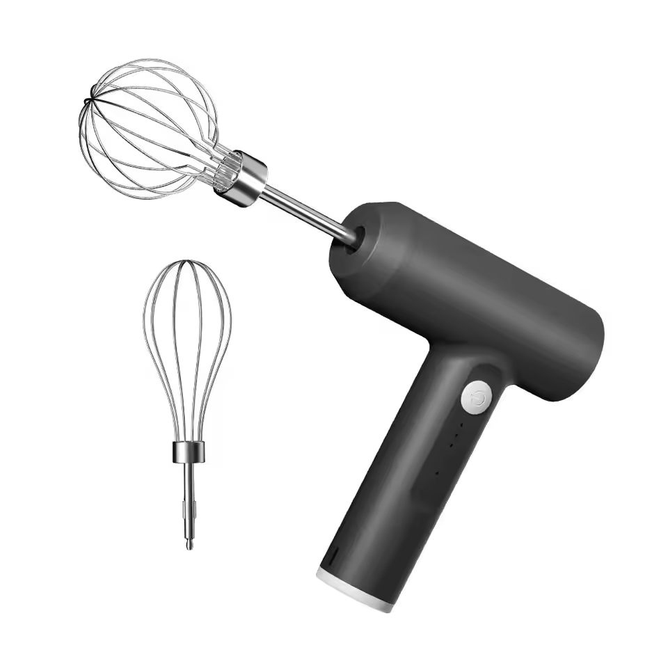 Wireless Electric Food Mixer – 3-Speed Whisk & Egg Beater