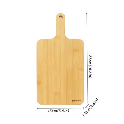 Bainison Bamboo Cutting Board – Non-Slip Chopping Board with Juice Groove