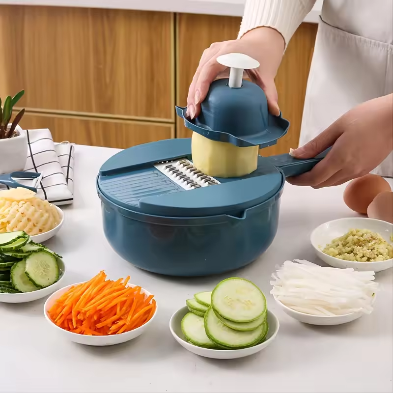 12-in-1 Vegetable Chopper & Slicer – Multi-Functional Kitchen Tool