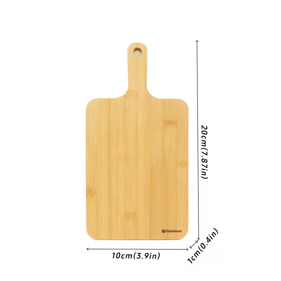Bainison Bamboo Cutting Board – Non-Slip Chopping Board with Juice Groove