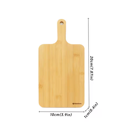 Bainison Bamboo Cutting Board – Non-Slip Chopping Board with Juice Groove